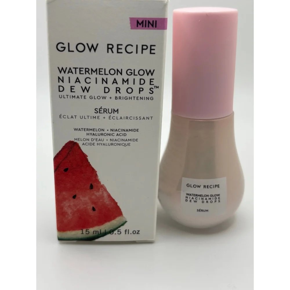 Glow Recipe Watermelon Glow Niacinamide Dew Drops Mini 15ml Serum NIB - Picture 3 of 6